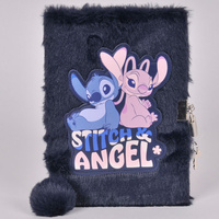 Pluszowy pamiętnik granatowy Stitch i Angel Paso DS25CC-3676