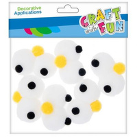 CF OZDOBA DEK POMPON OCZKA 6SZT PBH 12/144