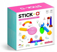 MAGFORMERS STICK-O ZESTAW KREATYWNY 26 ELEMENTÓW