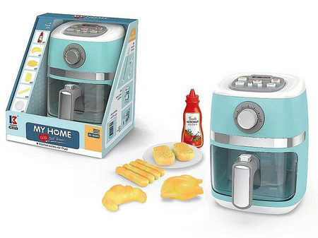 frytownica air fryer, pieczywo zmienia kolor, na baterie; 23,5x21x18cm