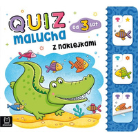 QUIZ MALUCHA Z NAKLEJKAMI OD 3LAT