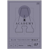 Blok techniczny A4 10 240g ACADEMY