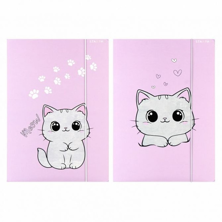 Starpak Teczka z gumką A4 Kitty Plush
