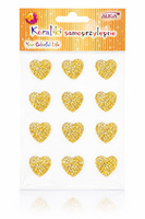 Dżety JET-3217 kryształki serca, blist. 7,5x12,5cm