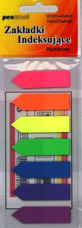 ZAKŁADKI PLASTIK 12/45 7X25K