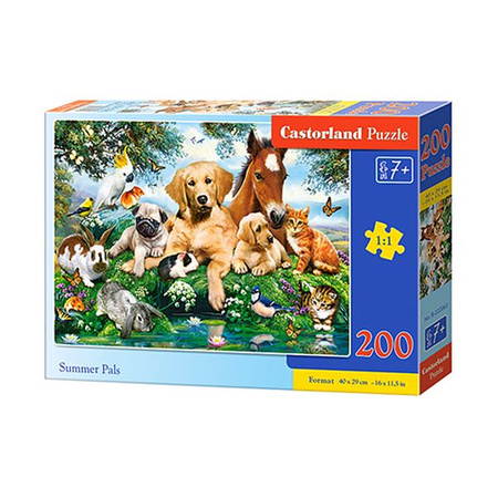 Castorland Puzzle 200 B-222063 Summer Pals