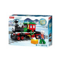 Sluban Klocki 156 Elementów Pojazd Lokomotywa