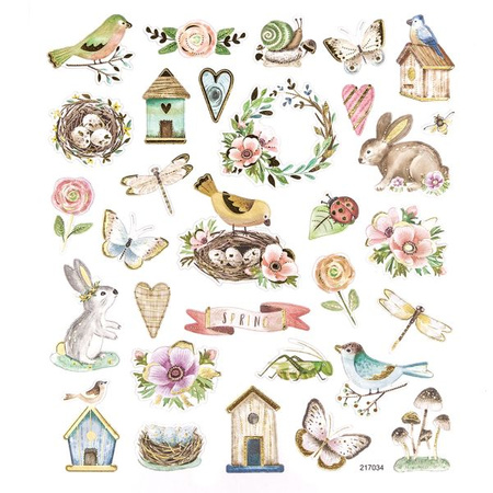 NAKLEJKI - POWIEW WIOSNY, 31 SZT.