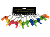 Brelok plastikowy, gwizdek, karta 12szt. (3/603974 )