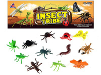 ZESTAW ZWIERZĄT-zestaw 12 owadów; PVC