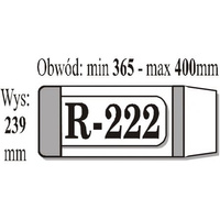 OKŁADKA REGULOWANA R-222 KSIĄŻKOWA