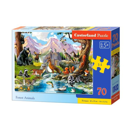 Castorland Puzzle 70 el. B-070091 Forest Animals