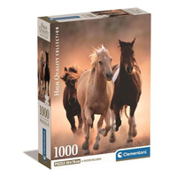 Puzzle 1000 el. Compact Running Horses