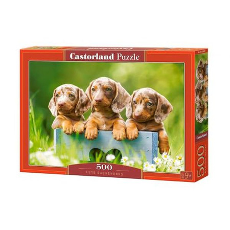 Castorland Puzzle 500 el. Cute Dachshunds