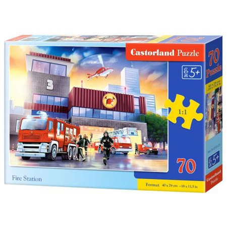 Castorland Puzzle 70 el. Fire Station