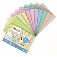 Blok Wycinanka Pastel, A5 10 ark, 100 g, Happy Color