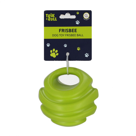 Zabawka dla psa Frisbee 12 cm piłka zielona TRIK&ROLL 560671
