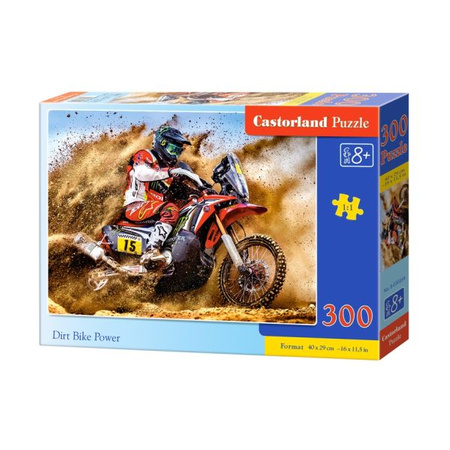 Castorland Puzzle 300 B-030354 Dirt Bike Power @