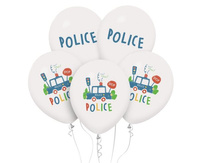 Balony Police, 12'/ 5 szt. Godan