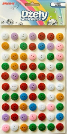 Dżety samoprzylepne guziki DS105