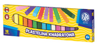 PLASTELINA  ASTRA KWADRATOWA 18 KOLORÓW