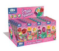 Mini fabryka kwiatów 1szt.mix Clementoni (display)