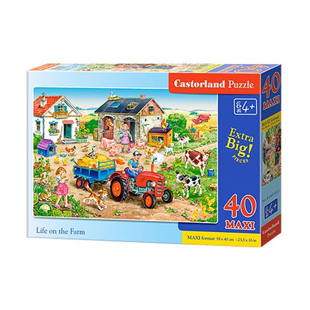 Castorland Puzzle 40  el. Maxi B-040193-1 Life on the Farm