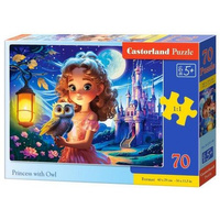 Puzzle 70 el. B-070190 Princess with Owl