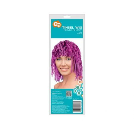 PERUKA FOLIOWA RÓŻOWA
