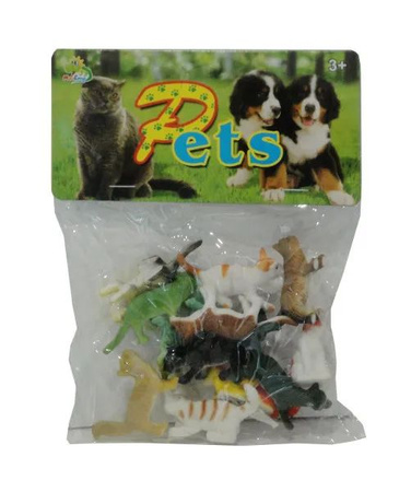 Zestaw zwierząt koty