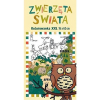 ZWIERZĘTA ŚWIATA KOLOROWANKA XXL