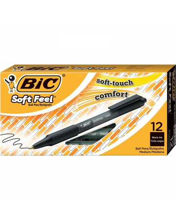 DŁUGOPIS SOFTFEEL GRIP CLIC CZARNY