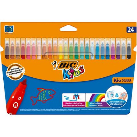 Flamastry Kids Couleur 24 kolory BIC