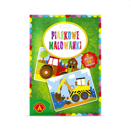 Piaskowe Malowanki Koparka Alexander