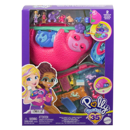 Polly Pocket Kompaktowa torebka Leniwiec HRD40 (asst. GKJ63)