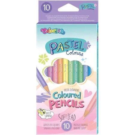 KREDKI 10KOLORÓW PASTELOWE