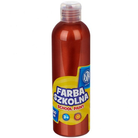 Farba Szkolna Plakatowa 250ml Miedziana Astra