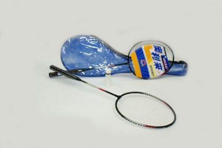 Badminton metalowy 64 cm w pokrowcu Madej