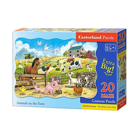 Castorland Puzzle 20 el. Maxi C-024729 ANIMALS ON THE FARM