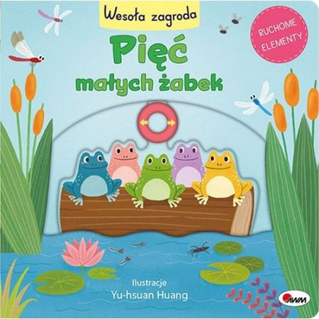 Książeczka WESOŁA ZAGRODA PIĘĆ MAŁYCH ŻABEK