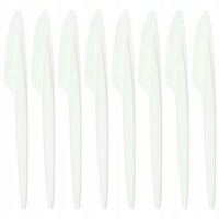 Noże wielorazowe - białe (8 szt.)