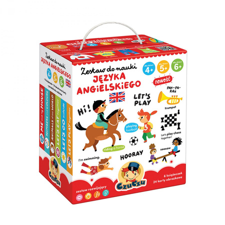 CzuCzu Zestaw do nauki języka angielskiego dla dzieci 4, 5, 6+