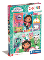 PUZZLE 2 x 60 EL SUPERCOLOR GABBY'S DOLLHOUSE