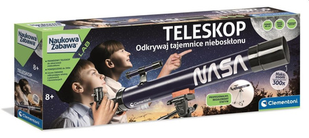 Naukowa zabawa. Teleskop NASA Clementoni