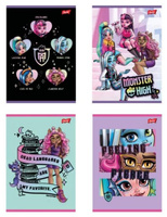 Zeszyt A5 32k linia dwukolorowa laminowany MONSTER HIGH