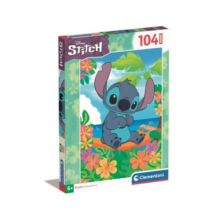 Puzzle 104 elementy, Stitch, Clementoni