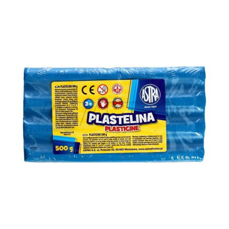 PLASTELINA  ASTRA 500 G NIEBIESKA