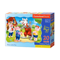 Castorland Puzzle 20 el. Maxi C-02399 Three Little Pigs