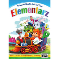 Książeczka ELEMENTARZ.CZYTANIE METODĄ SYLABOWĄ  i globalną