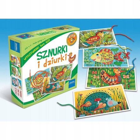 Granna Gra Sznurki i dziurki-wyszywanie bez igły